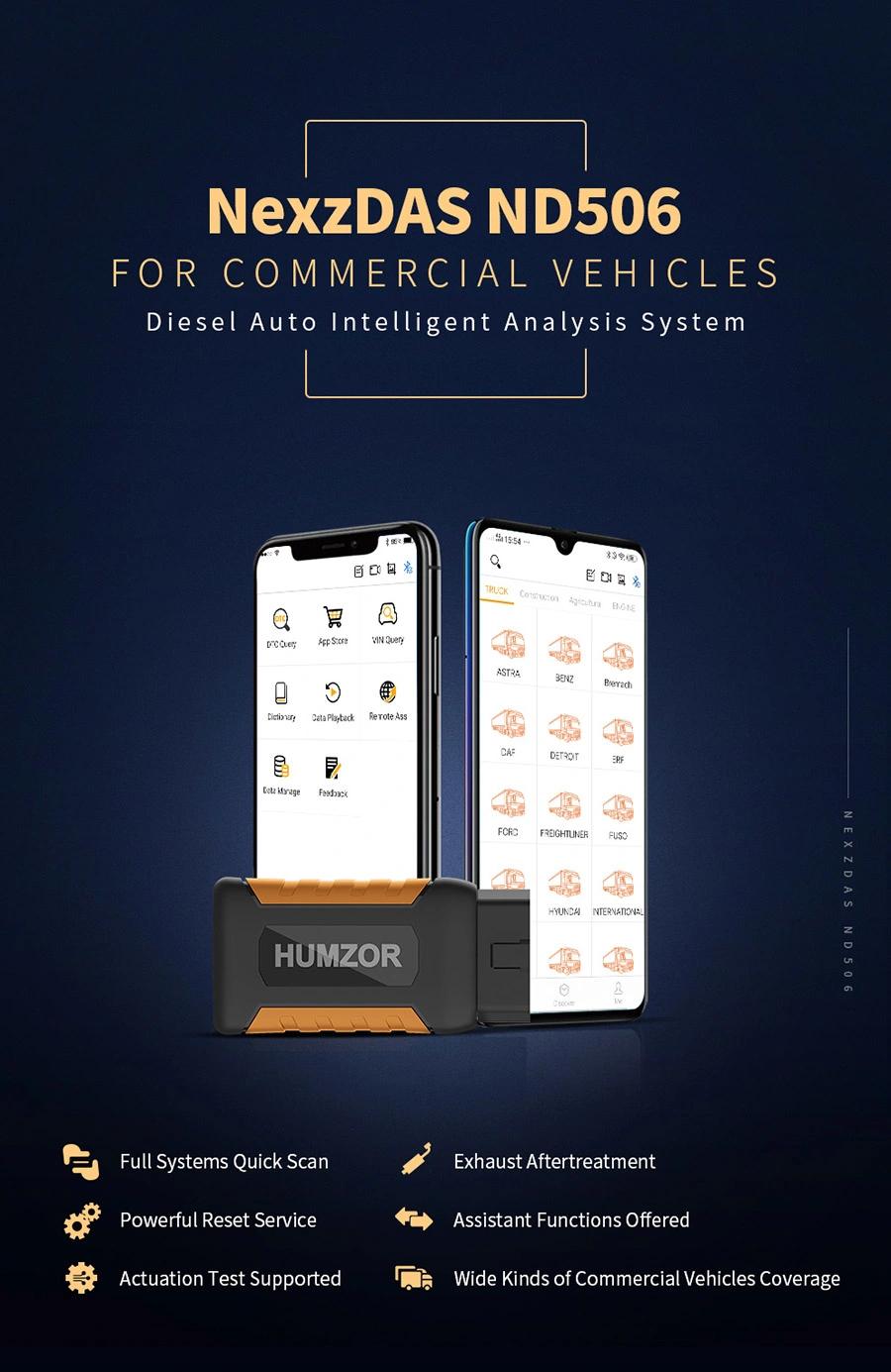 Humzor Nexzdas ND506 Commercial Vehicles Diesel Auto Full System Intelligent Diagnosis Tool