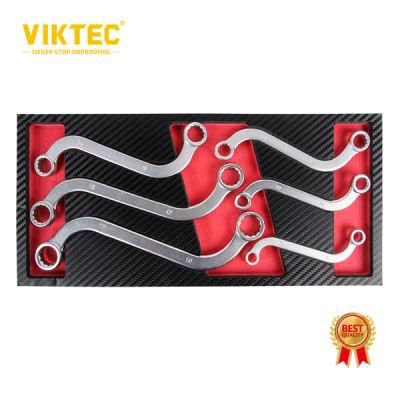 6PC S Shaped Double Ring Spanners Set (VT05085)