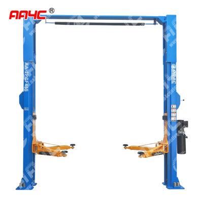 AA4c 10000lbs 4.5t Overhead Car Lift 2 Post Lift Auto Hoist Singe Point Manual Unlock AA-2pcf45s