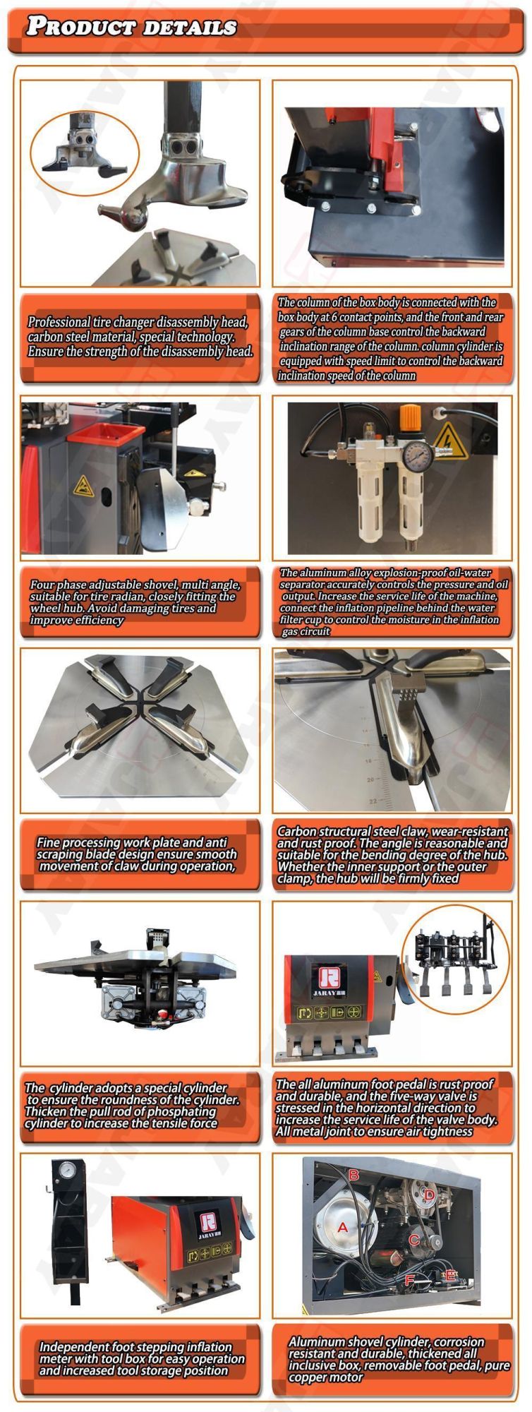 2019yingkou CE Certified Back-Arm Tyre Disassembly Machine, Tyre Picking Machine, Tire Changer with Cheap