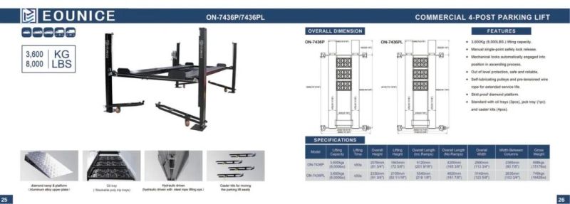 on-7436p Parking Lifts