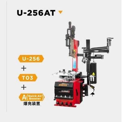 China Factory Hydraulic Tire Changer Fast Tire Inflation with Assist Arm U-256at