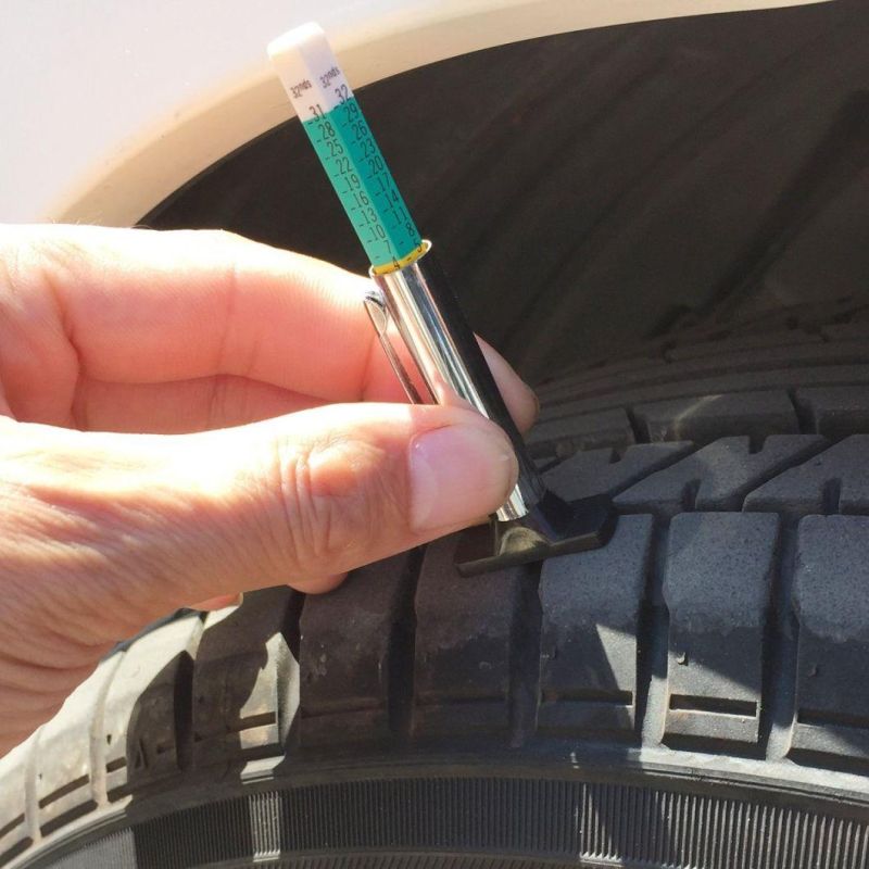 32NDS Tire Tread Depth Gauge Smart Color Coded Tire Tread Gauge