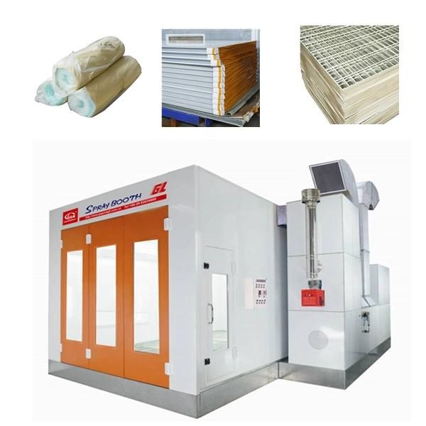 Auto Spray Booth with Infrared Lamp Heating Baking Oven Drying Booth